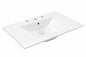 JONATHAN Y Ancillary 3 Hole 30 in W x 18 25 in D Classic Contemporary Rectangular Ceramic Single Sink Basin Vanity Top in White SNK1002A