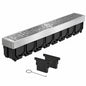 RELN Storm Pro 100 Series 6 in x 40 in Hidden Channel Drainage System with Stainless Steel Removable Trays 210031