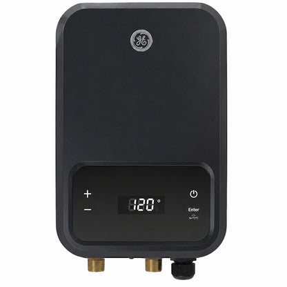 GE Self Modulating 5 3 GPM Whole Home Tankless Electric Water Heater 24 0 kW 240 Volt 5 Year Limited Warranty