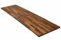 HARDWOOD REFLECTIONS 5 ft L x 30 in D Unfinished Walnut Butcher Block Desktop with Square Edge 1530HDBW 60