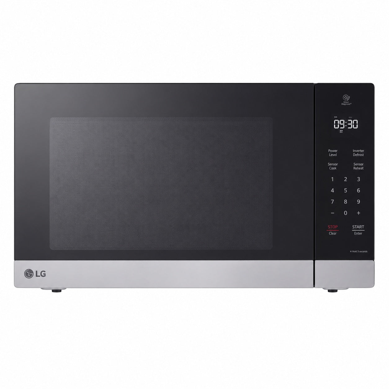 LG NeoChef 1 5 cu ft 1100 Watt Countertop Microwave in Stainless Steel with Smart Inverter