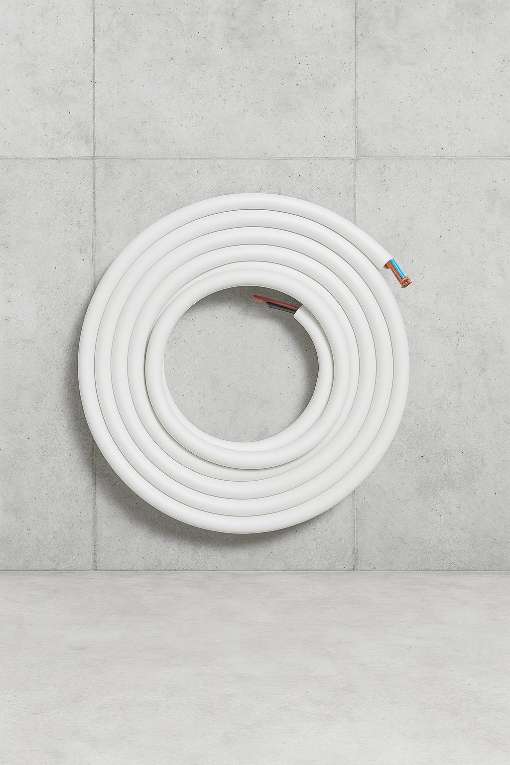 25 ft. Mini Split Line Set 1/4 in. and 1/2 in. O.D Copper Pipes Tubing and Triple-Layer Insulation for Air Conditioning