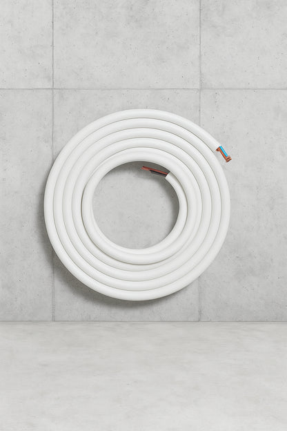 25 ft. Mini Split Line Set 1/4 in. and 1/2 in. O.D Copper Pipes Tubing and Triple-Layer Insulation for Air Conditioning
