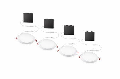 Commercial Electric Premium Series 6 in LED 2 Level Lumen Select Baffle Canless Recessed Light Adjustable