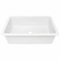 SINKOLOGY Eden 31 in Undermount Single Bowl Crisp White Fireclay Kitchen Sink