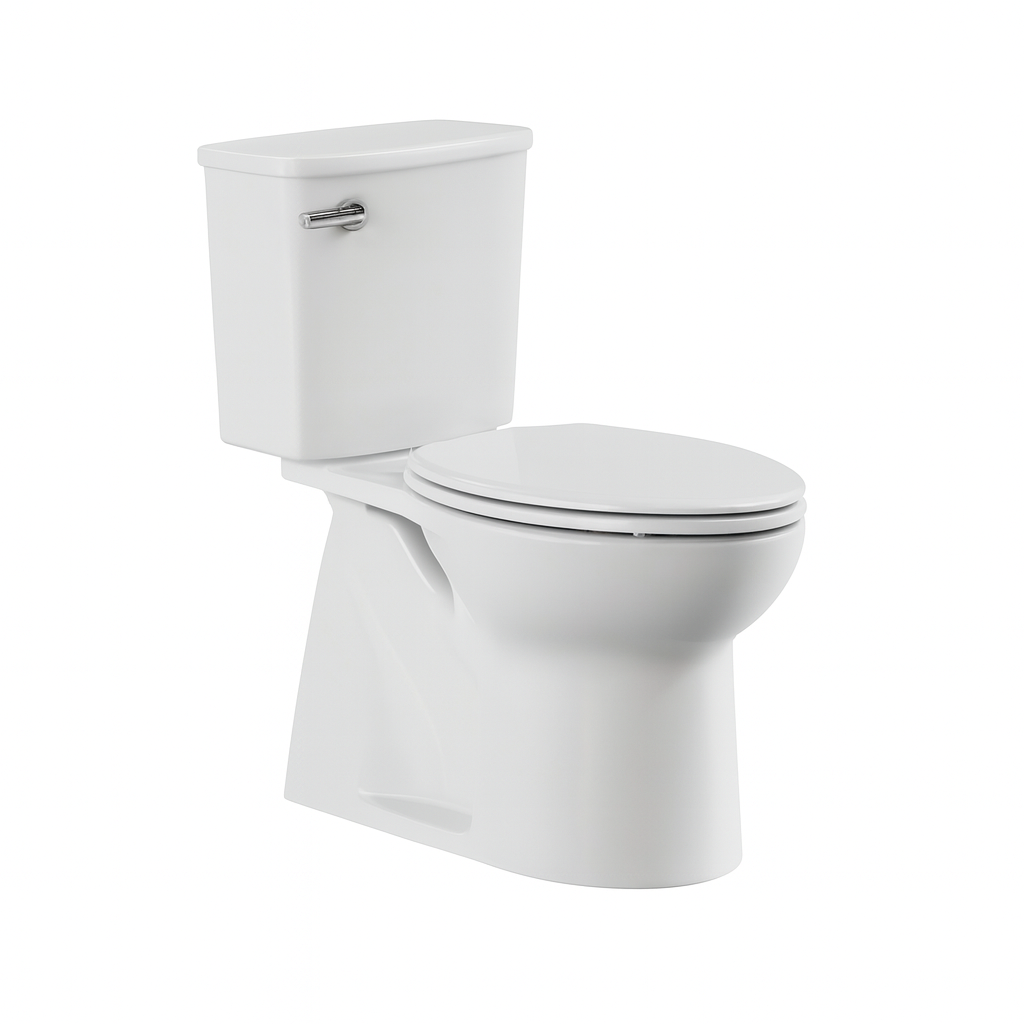 American Standard Aspirations 12 in. Rough In 2-Piece 1.28 GPF Single Flush Elongated Toilet with Slow Close Seat in White