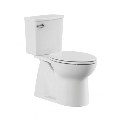 American Standard Aspirations 12 in. Rough In 2-Piece 1.28 GPF Single Flush Elongated Toilet with Slow Close Seat in White