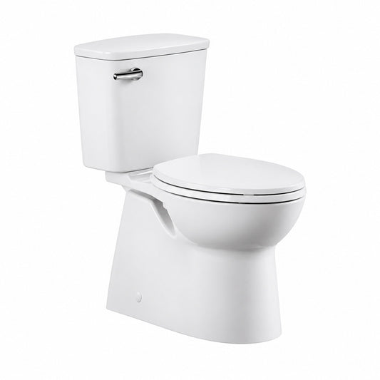 American Standard Aspirations 12 in Rough In 2 Piece 1 28 GPF Single Flush Elongated Toilet with Slow Close Seat in White 786AA801 020