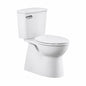 American Standard Aspirations 12 in Rough In 2 Piece 1 28 GPF Single Flush Elongated Toilet with Slow Close Seat in White 786AA801 020