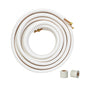 VEVOR 50 ft. Mini Split Line Set 1/4 in. and 1/2 in. O.D Copper Pipes Tubing and Triple-Layer Insulation for Air Conditioning