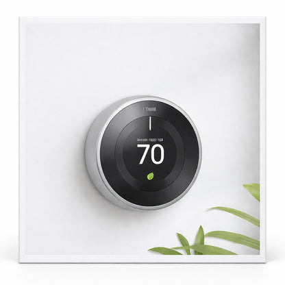 Google Nest Learning Thermostat 4Th Gen With Nest Temperature Sensor 2Nd Gen Polished Obsidian