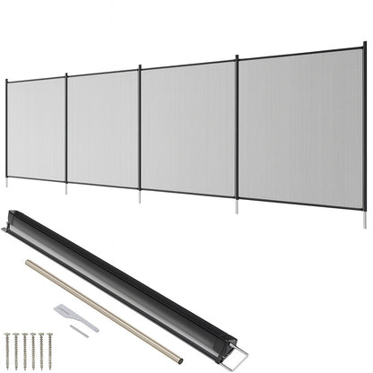 VEVOR Pool Fence 4 ft x 12 ft Pool Fences for In ground Pools Removable Child Safety Pool Fencing Swimming Pool Fence