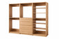 Klair Living Prosper 96 in W Oak Tower System Freestanding Shelf Walk in Wood Closet System Prosper EDB Oak
