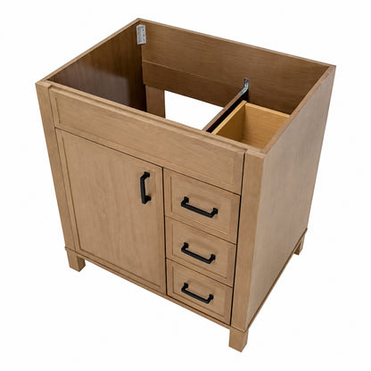 Home Decorators Collection Winsome 30 in Freestanding Bath Vanity Cabinet without Top in Sand