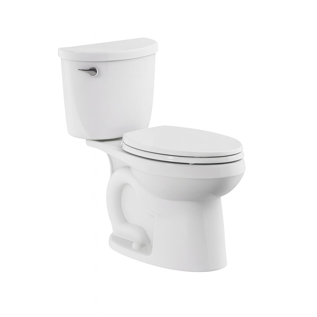 American Standard Reliant 12 in. Rough In 2-Piece 1.28 GPF Single Flush Elongated Toilet with Slow Close Seat in White