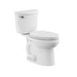 American Standard Reliant 12 in. Rough In 2-Piece 1.28 GPF Single Flush Elongated Toilet with Slow Close Seat in White