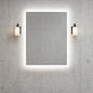 40 in. W x 36 in. H Rectangular Frameless Super Bright Back Lited LED AntiFog Tempered Glass Wall Bathroom Vanity Mirror