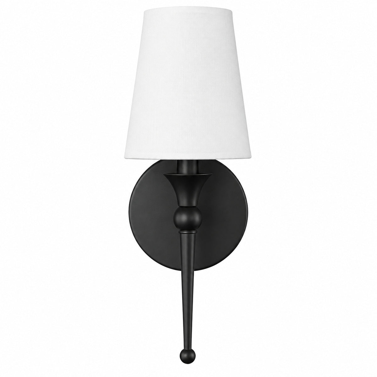 Millennium Lighting 5 in 1 Light Matte Black Sconce Linen 17101 MB