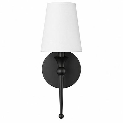Millennium Lighting 5 in 1 Light Matte Black Sconce Linen 17101 MB