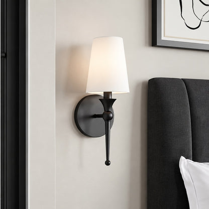 Millennium Lighting 5 in 1 Light Matte Black Sconce Linen 17101 MB