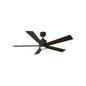Hampton Bay Bynum 52 in. Smart Indoor DC Motor Matte Black Ceiling Fan with Adjustable White LED and Remote Powered by Hubspace