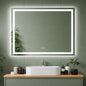 Glacier Bay 48 In W X 36 In H Rectangular Frameless Anti Fog Led Light Wall Bathroom Vanity Mirror