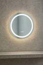 24 in. W x 24 in. H Round Frameless Anti-Fog LED Light Wall Bathroom Vanity Mirror
