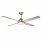 Hampton Bay Mercer II 52 in Indoor Brushed Nickel Standard Ceiling Fan with CCT LED Included with Remote Control Included
