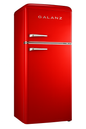 Galanz 22 in. 7.6 cu. ft. Retro Top Freezer Refrigerator, Hot Rod Red, Energy Star