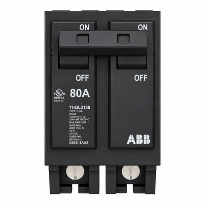 ABB 80 Amp 1 in Double Pole Circuit Breaker THQL2180PA THQL2180PA