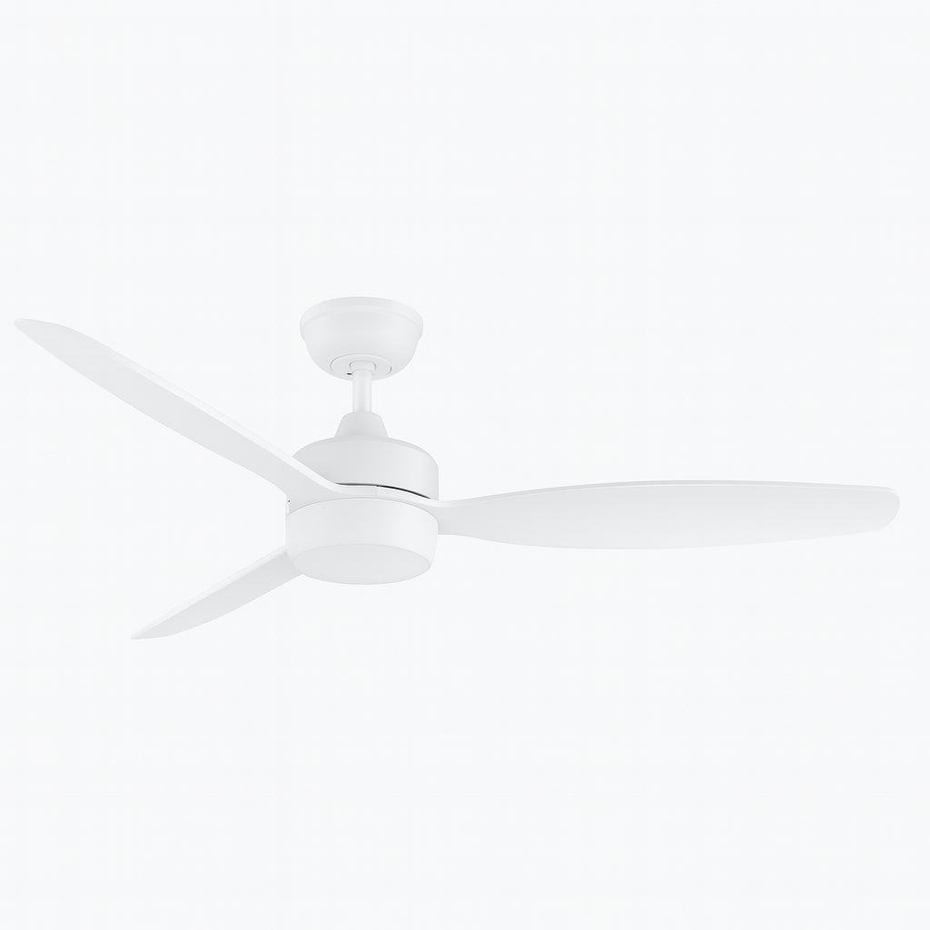 Breezary Sawyer 42 in. Indoor 6 Speeds White Ceiling Fan with Remote Control and Downrod Included