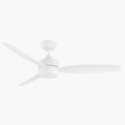 Breezary Sawyer 42 in. Indoor 6 Speeds White Ceiling Fan with Remote Control and Downrod Included
