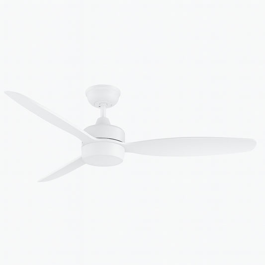 Breezary Sawyer 42 in. Indoor 6 Speeds White Ceiling Fan with Remote Control and Downrod Included