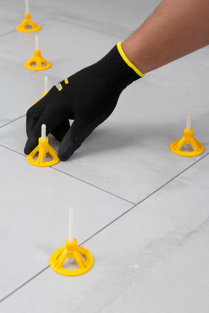 Lash 360 White Polymer 1 in Tile Leveling System in Line Stems 1000 Pack