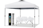 Everbilt 10 ft. x 10 ft. Commercial Instant Canopy-Pop Up Tent with Wall Panel White