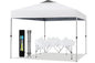 Everbilt 10 ft. x 10 ft. Commercial Instant Canopy-Pop Up Tent with Wall Panel White