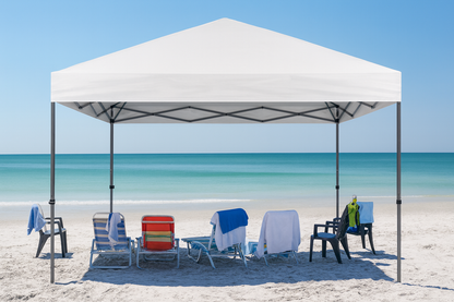 Everbilt 10 ft. x 10 ft. Commercial Instant Canopy-Pop Up Tent with Wall Panel White