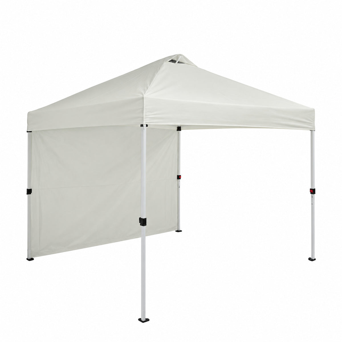 Everbilt 10 ft x 10 ft Commercial Instant Canopy Pop Up Tent with Wall Panel White C100B5