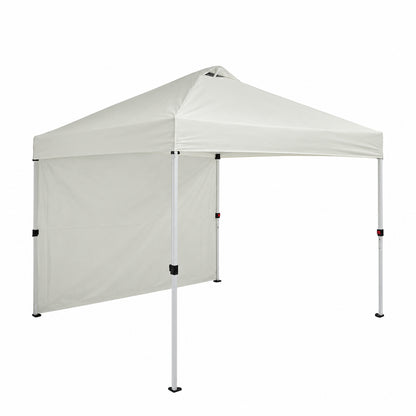 Everbilt 10 ft x 10 ft Commercial Instant Canopy Pop Up Tent with Wall Panel White C100B5