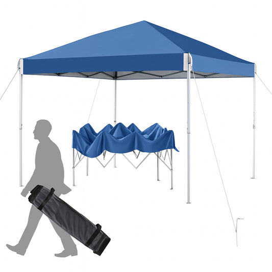 Everbilt 10 ft. x 10 ft. Blue Instant Canopy Pop Up Tent