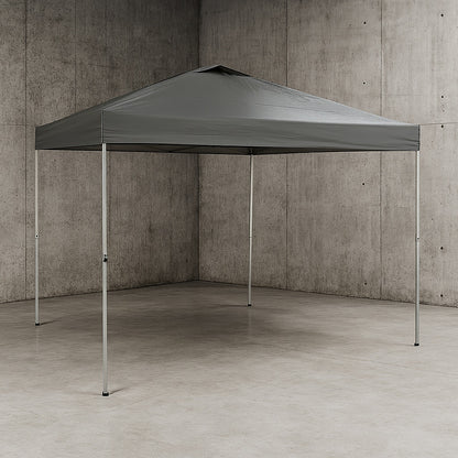 10 ft x 10 ft Grey Instant Canopy Pop Up Tent NS CLIA 100 G