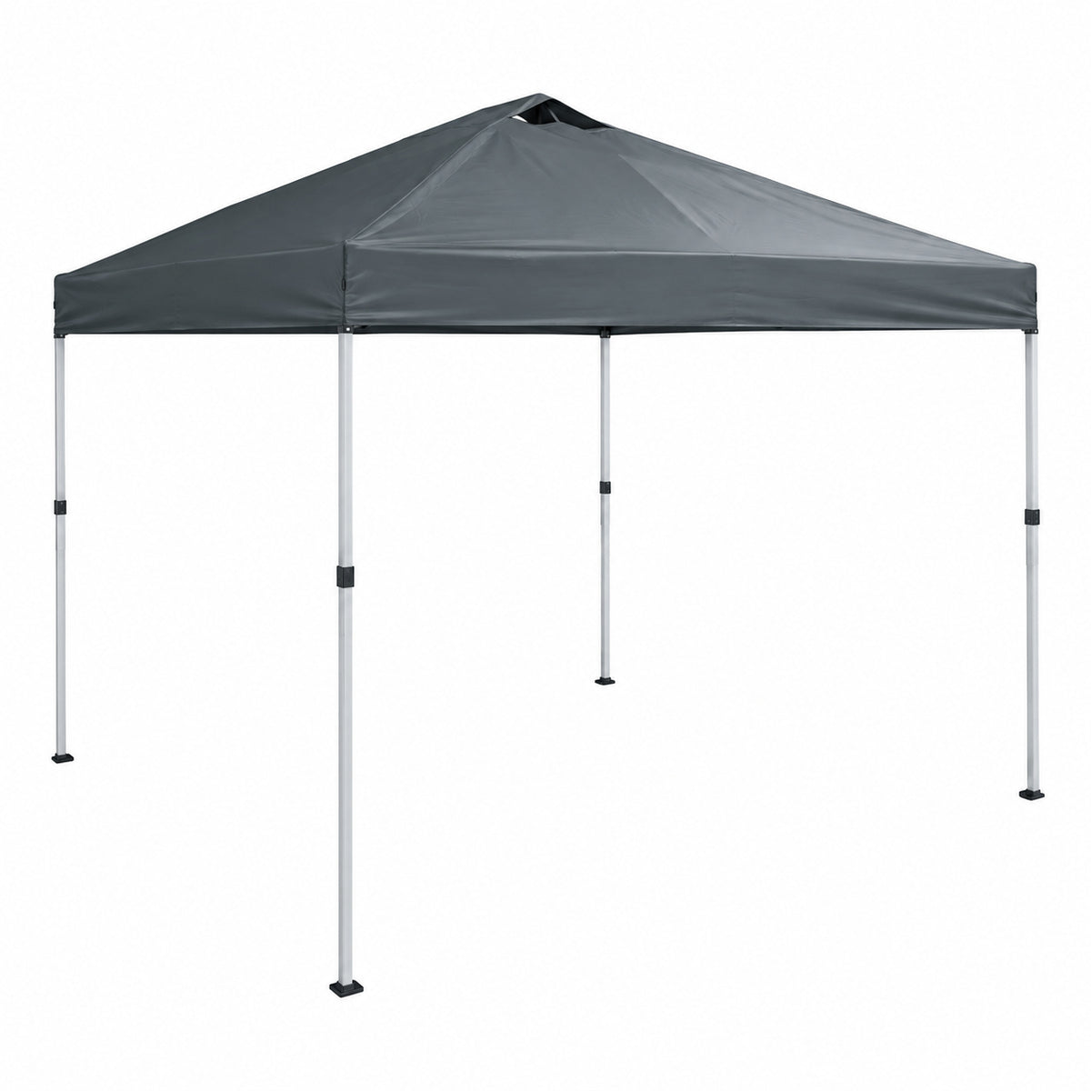 Everbilt 10 ft x 10 ft Grey Instant Shade Canopy Pop Up Tent R100D G5