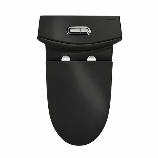 Swiss Madison St Tropez One Piece Elongated Toilet Vortex Flush in Glossy Black 1 1 1 6 gpf