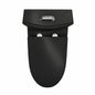 Swiss Madison St Tropez One Piece Elongated Toilet Vortex Flush in Glossy Black 1 1 1 6 gpf