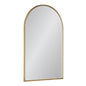 Kate and Laurel Gwendolyn 20 00 in W x 30 00 in H Bronze Arch Traditional Framed Decorative Wall Mirror