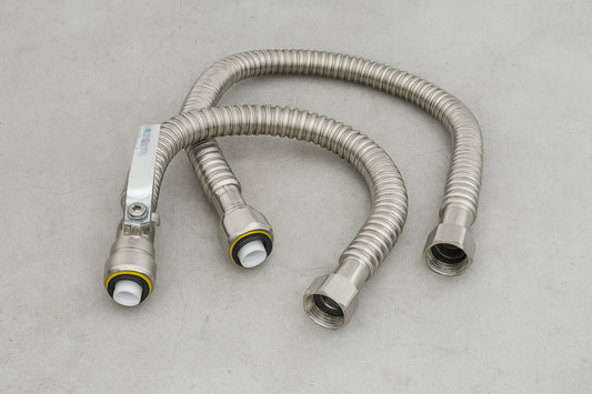 3 4 in SSPTC x 3 4 in FIP Water Heater Connection Kit EBWHKIT/331044858