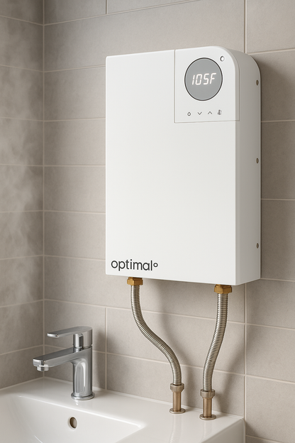 optimal Plus 220-Volt/240-Volt 18 Kw 3.7 GPM Wi-Fi Enabled Smart Electric Tankless Water Heater