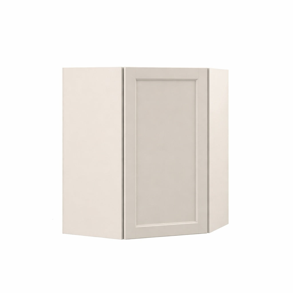 Hampton Bay Designer Series Melvern 42 In W X 24 In D X 34 5 In H Partially Assembled Shaker Corner Sink Cabinet In Cloud