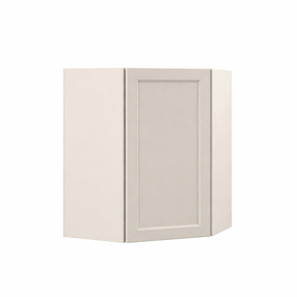 Hampton Bay Designer Series Melvern 42 In W X 24 In D X 34 5 In H Partially Assembled Shaker Corner Sink Cabinet In Cloud