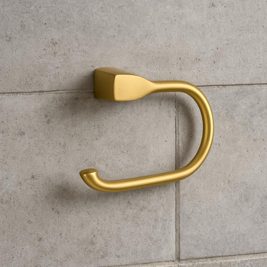Gilde Wall Mounted Towel Ring in Brushed Bronze
